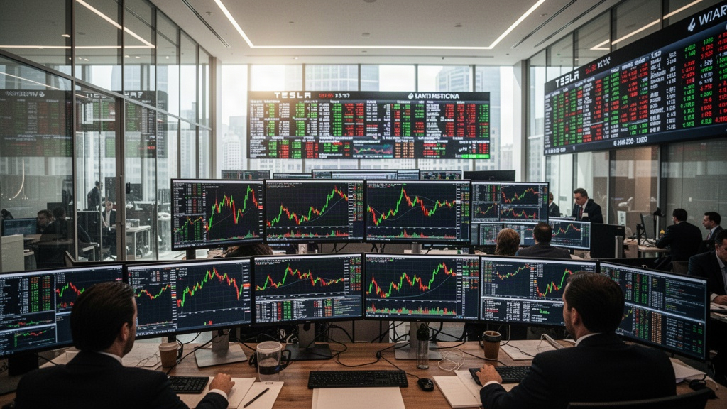 Hoe de markt Tesla stock in de toekomst ziet